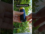 Load and play video in Gallery viewer, [ZMK72] Black Round Bottle With Gold Screw Cap - 100ml &amp; 150ml
