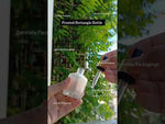 Load and play video in Gallery viewer, [ZMG208] Frosted Ractangle Bottle With Gold Black Droper - 30ml
