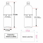 Load image into Gallery viewer, Black Color Bottle With Metalized Gold Flip Top Cap [ZMK18] 100ml, 200ml, 500ml
