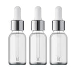 Load image into Gallery viewer, (ZMPC33) White and  Silver Plated Serum  Dropper Cap  20mm, 24mm
