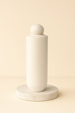 Load image into Gallery viewer, HDPE White Cupbase Bottle With White Dome Cap
