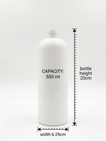 Load image into Gallery viewer, [ZMW131] White  Bottle With White  Dispenser Pump - 200ml &amp; 500ml
