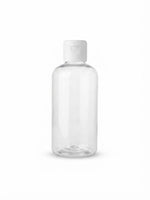 Load image into Gallery viewer, [ZMT146] Transparent Booston Clear Round Bottle With White Flip-top Cap  100 ml , 200 ml &amp; 300 ml
