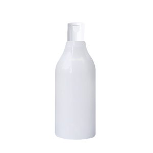 ( ZMW96) Milky White Pet Bottle with White Fliptop Cap 300ml