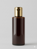Load image into Gallery viewer, [ZMG214]  Amber Glass Bottle With Golden Flip top Cap - 30ml , 50 ml &amp; 100 ml
