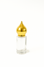 Load image into Gallery viewer, [ZMAR06] Mini Glass Attar Bottle With Gold Cap
