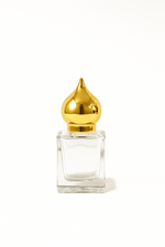 Load image into Gallery viewer, [ZMAR09] Mini Glass Attar Bottle With Gold Cap
