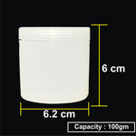 Load image into Gallery viewer, Pearl White Jar For Cream, Lip Balm, Gel, Scrub-50 &amp; 100gm [ZMJ11]
