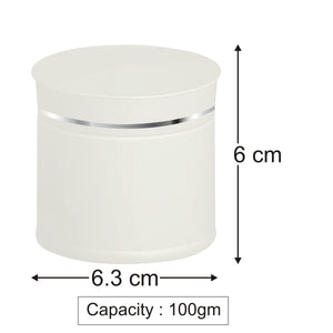 Milky White Polo Jar for Cream- 50gm & 100gm [ZMJ10]