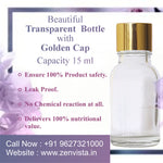 Load image into Gallery viewer, Transparent Glass Bottle With Golden Screw Cap| 15ml, 25ml,30ml [ZMG09]

