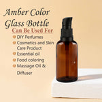 Load image into Gallery viewer, Amber Color Glass Bottle With Black Lotion Pump Capacity 10ml,15ml, 20ml &amp; 25ml 30ml | ZMG36 |
