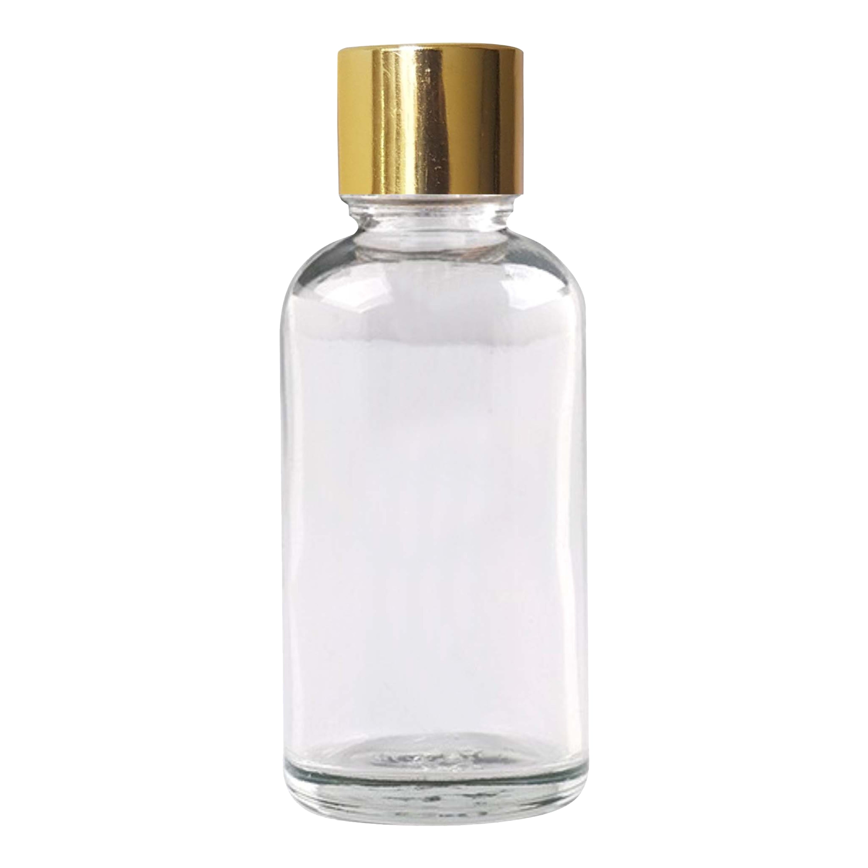 Transparent Glass Bottle With Golden Screw Cap 15ml, 25ml,30ml [ZMG09 –  Zenvista Packagings