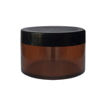 Load image into Gallery viewer, Premium Amber Color Shan Jar With Black color Lid | Capacity -08gm, 15gm, 25gm, 30gm, 50gm &amp; 100gm [ZMJ22]
