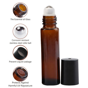 roll on bottles , glass roll on , 10 ml bottles , glass bottles , roll on bottles , black cap roll on bottles , amber color roll on bottles , glass roll on , 10 ml roll on , bottles for lip balm , essential oil bottles , fragrance oil bottles , roll on amber color