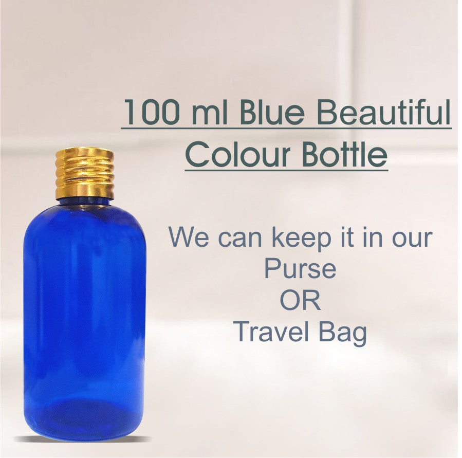 Blue Bottles , Empty Blue bottles , 100 ml blue color bottles , empty blue bottles 100 ml , blue bottles for cosmetic packagings , blue cosmetic bottles , empty blue cosmetic bottles , blue empty bottles for packagings ,