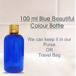 Load image into Gallery viewer, Blue Bottles , Empty Blue bottles , 100 ml blue color bottles , empty blue bottles 100 ml , blue bottles for cosmetic packagings , blue cosmetic bottles , empty blue cosmetic bottles , blue empty bottles for packagings ,
