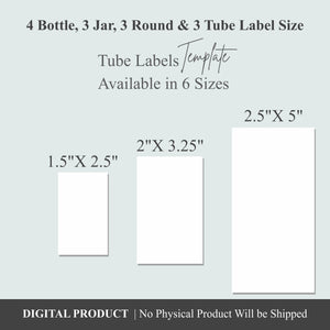 Digital labels, customized label, diy, Templates, canva editing, editable labels, product labels, bottle label, jar label, serum bottle label, shampoo bottle label. jar & containers