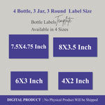 Load image into Gallery viewer, gold and glass jar empty plastic cream jarseditable bath and body product labelsrefillable cream jarsfrosted glass cosmetic jarspipette bottlebeauty product labelingserum containerprintable candle labelshandmade cosmetics labelprinting labelsproduct label designcosmetic labels
