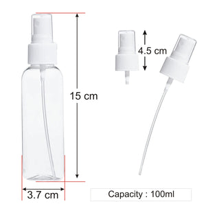 Transparent Bottle With Mist Spray Pump-100ml, 200ml [ZMT09]