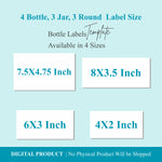 Load image into Gallery viewer, Product Label Template Editable Pouch Label Template | Soap Label | Tag Label | Printable | Label Canva,  editable bath and body product labels, cosmetic jars,beauty product labeling ,printable candle labels,handmade cosmetics label,printing labels,product label design,osmetic labels
