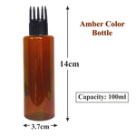 Load image into Gallery viewer, amber bottle, cosmetic packaging , packaging bottles, airtight bottle, leakproof bottle, serum bottle, applicator bottle,empty serum bottle , hair oil bottlr
