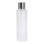 Load image into Gallery viewer, |ZMG44| FLAT SHOULDER FROSTED GLASS BOTTLE WITH SILVER PLATED CAP Available Size: 25ml, 30ml, 50ml, 100ml
