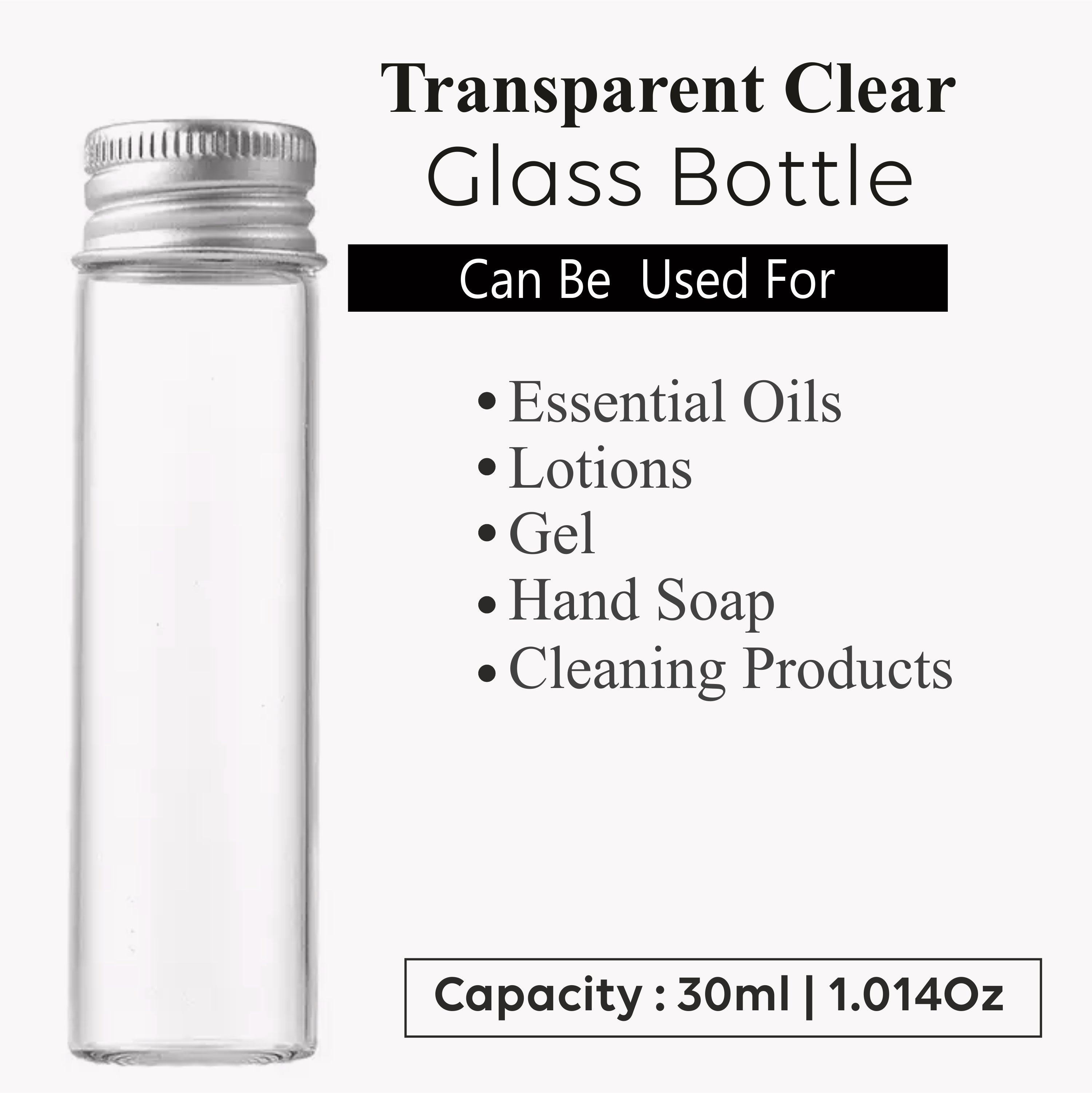 Cosmetic packaging, borosilicate bottle, airtight bottle, travel size bottle, cosmetic packaging bottle, bottle for hand wash, bottle for oil, airtight lid bottle, 