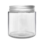 Load image into Gallery viewer, ZMJ24_1transparentjar_jarwithsilverlid_jarforcosmeticpackaging_beautifulemptyjars_emptyjars_jarforcosmetics_airtightjars_jarforstoringcosmetics
