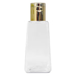 Load image into Gallery viewer, [ZMT55] Transparent Bottle With Gold  Flip-top Cap - 50ml
