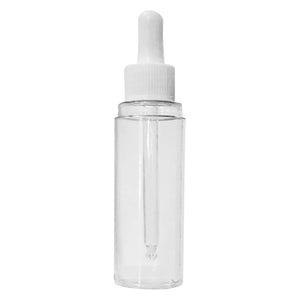 Transparent Round Bottle with Dropper - 50ml [ZMT58]