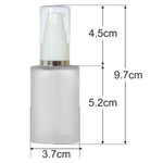 Load image into Gallery viewer, Beautiful Frosted Glass Bottle With Lotion Pump [ZMG33] 25ML, 30ML, 50ML &amp; 100ml
