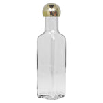 Load image into Gallery viewer, Zenvista transparent glass bottle, golden dom cap bottles , empty transparent bottles , 100 ml bottles , empty transparent , bottles for cosmetic , glass bottles , 100 ml glass bottles , premium glass bottles
