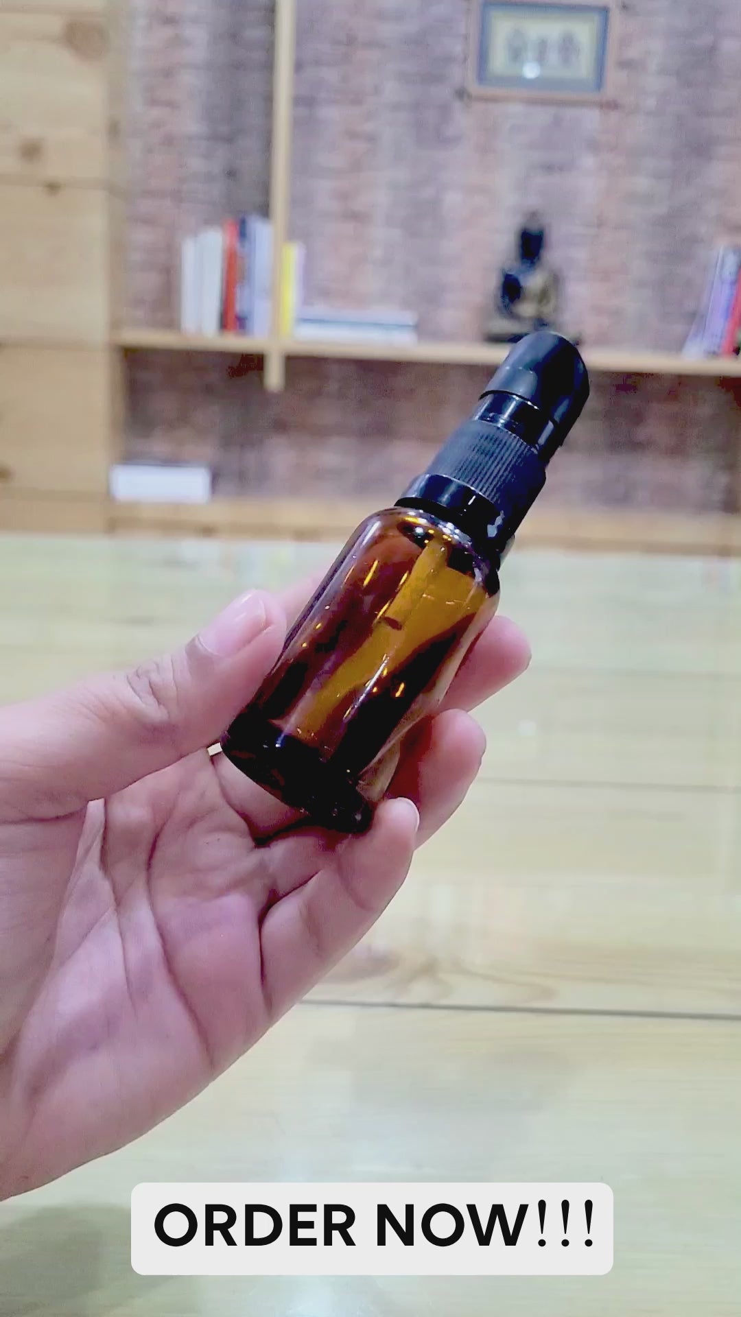 Amber Color Glass Bottle With Black Lotion Pump Capacity 10ml,15ml, 20ml & 25ml 30ml | ZMG36 |