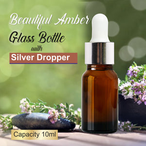 amber color glass droppers , glass droppers , silver & white cap droppers, droppers for essential oil , fragrance oil bottles , serum bottles , amber color 10ml , 15ml , 30ml 50ml, jars , droppers , pump , eye dropper , ear droppers ,
