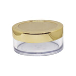 Load image into Gallery viewer, Acrylic Shan Jar With Golden lid/ Cap - 8gm, 15gm, 25gm, 30gm, 50gm, 100gm [ZMJ01]

