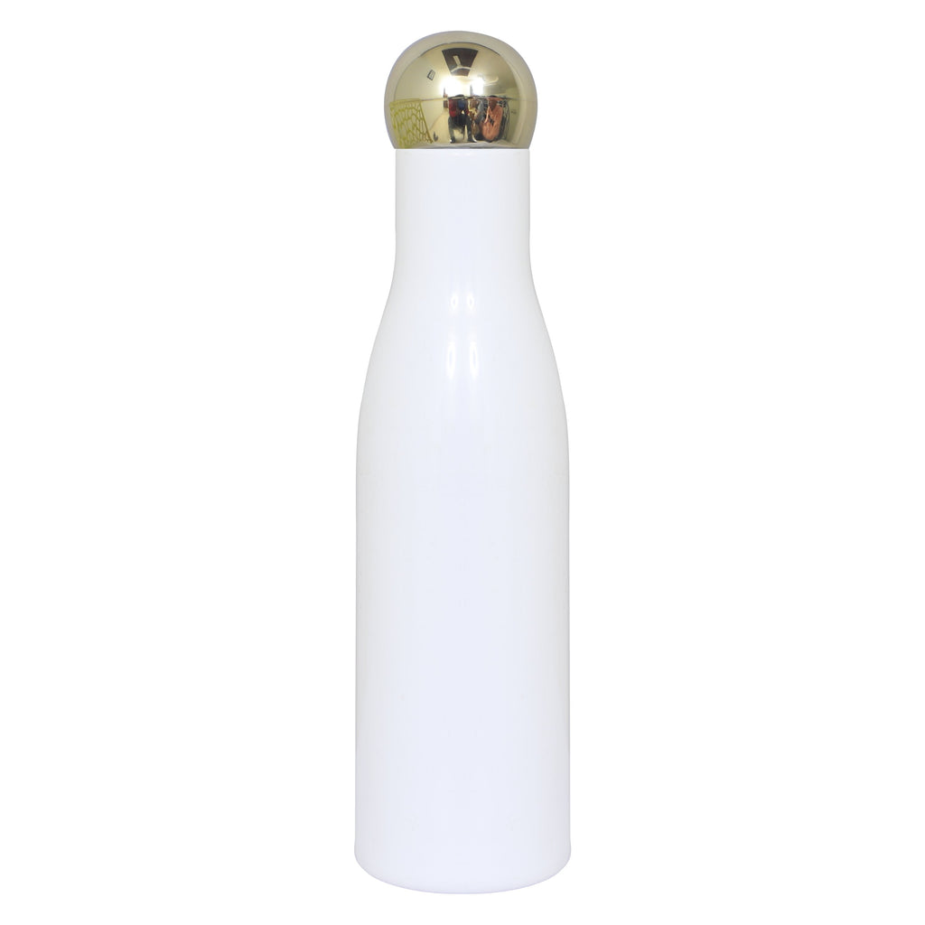 zenvista 100ml empty White Color Bottle With Golden dome cap for lotion serum oil bottle for shampoo, shampoo bottle, sanitizer bottle, mist spray bottle, plastic bottle, lotion pump bottle