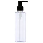Load image into Gallery viewer, zenvista 100 ml empty plastic bottle with black dispencer pump for lotion serum oils  kitchen oils  essential oils square bottle transparent bottle for cosmetics hand wash serum
