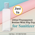 Load image into Gallery viewer, zenvista 100ml transparent bottles , empty transparent packagings , flip top cap bottles , flip topo cap packagings , empty flip top cap bottles for shampoo , empty transparent bottles , flip top cap for sanitizer , 100 ml
