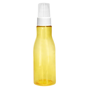 Transparent Yellow Color Empty Bottle with White Lotion Pump [ZMT40]