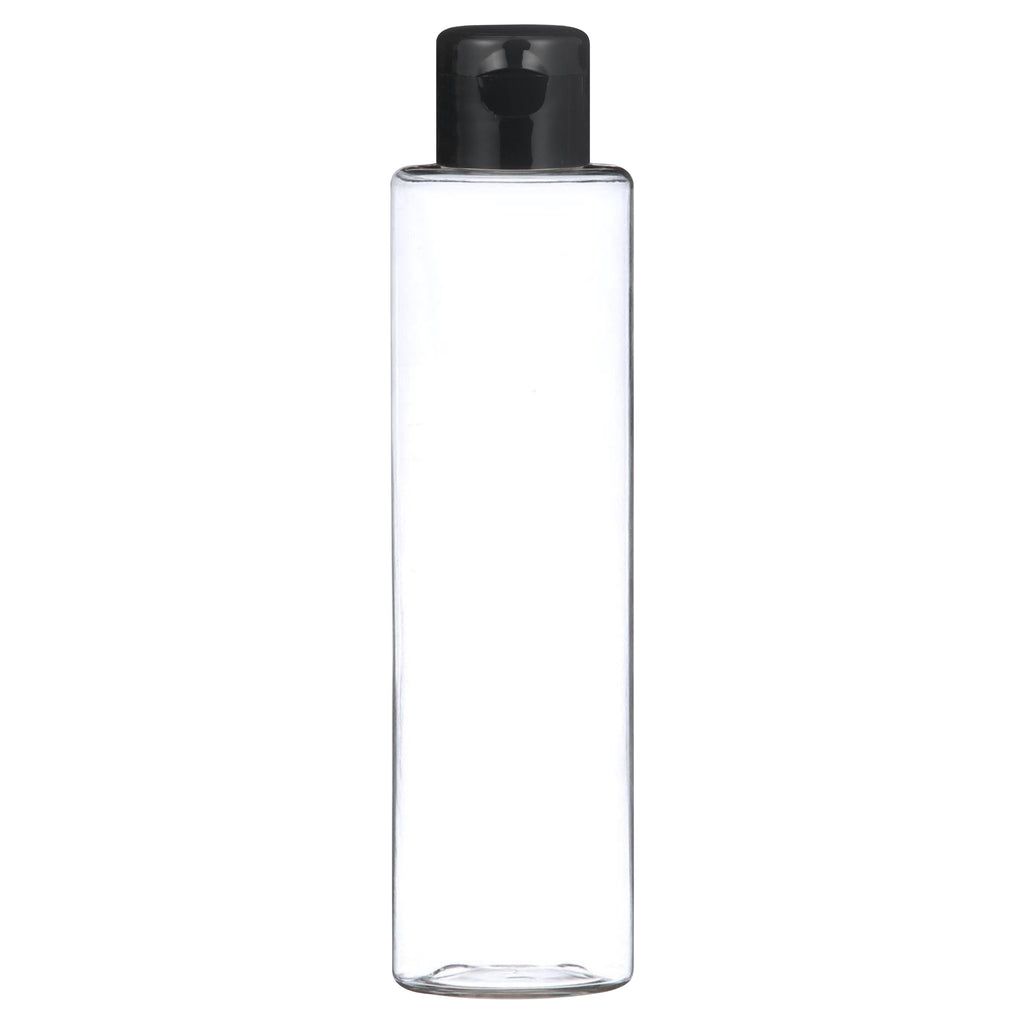 zenvista empty transparent bottles 100ml and 200 ml, black flip top cap , empty transparent black flip top cap bottles , bottles for cosmetic , empty bottles for body lotion , 100 ml empty bottles with black flip top cap ,  200 ml transparent bottles with black flip top cap , 200 ml black fliptop cap .