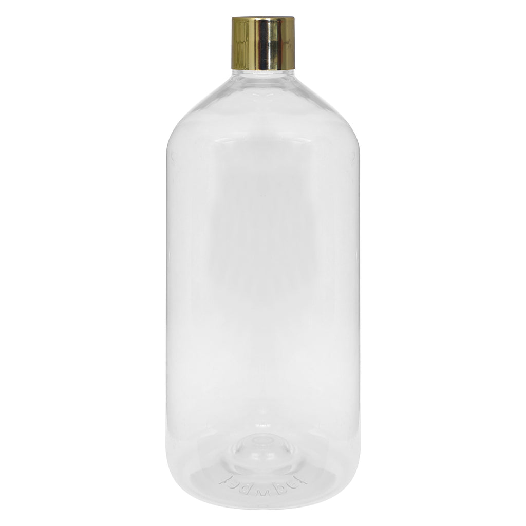 zenvista transparent bottles , empty transparent bottles , 500ml empty bottles , empty bottles with golden cap , golden screw cap , 500 ml golden screw cap , transparent bottles 500 ml