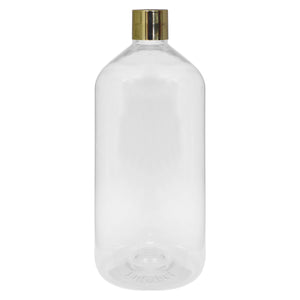 zenvista transparent bottles , empty transparent bottles , 500ml empty bottles , empty bottles with golden cap , golden screw cap , 500 ml golden screw cap , transparent bottles 500 ml